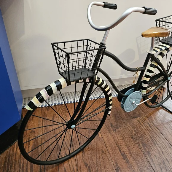 MacKenzie-Childs Check Bike Decor - Picture 3 of 11